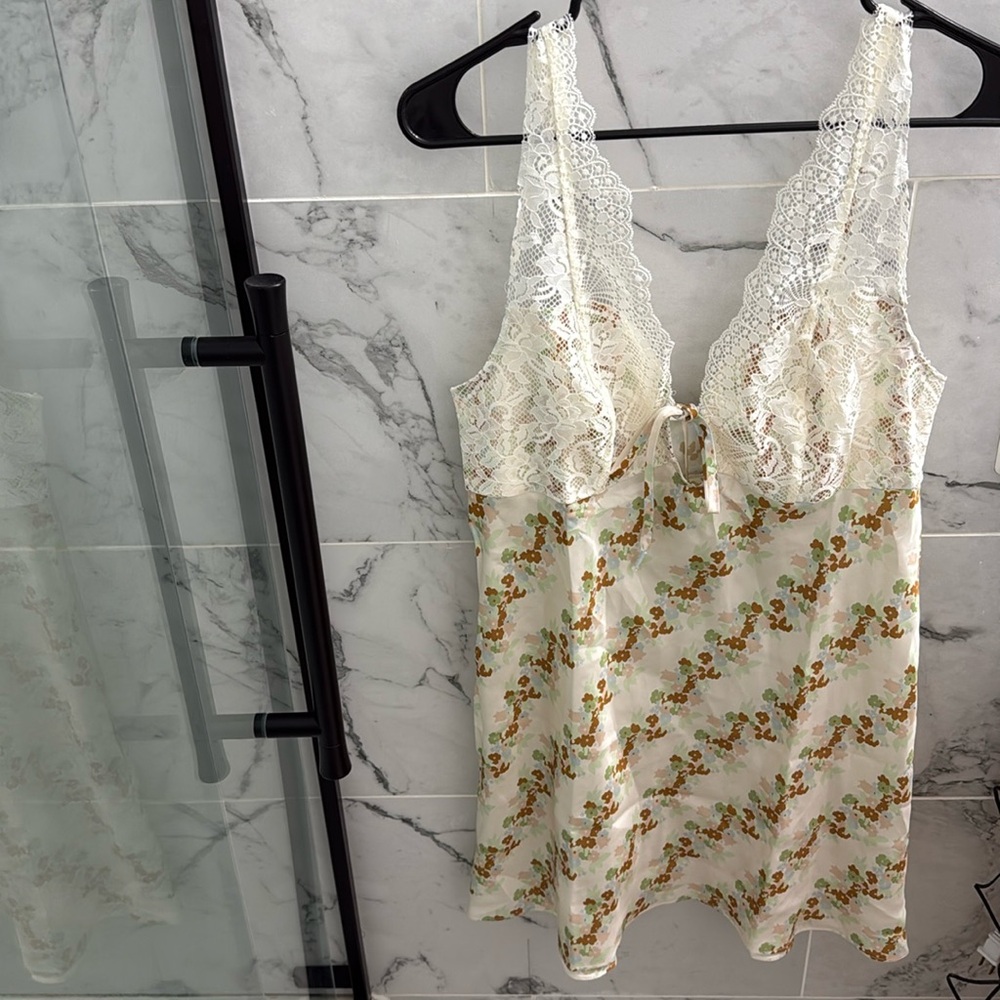 NWT FREE PEOPLE INTIMATELY LACE SPAGHETTI STRAP DRESS